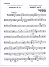 HAL LEONARD Shostakovich, Dmitri: String Quartet No. 13 Op.138 (1970) set of parts