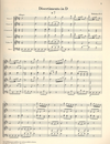 HAL LEONARD Haydn, F.J. (Gerlach, ed.): Divertimento in D Major, HobII: 8, urtext (2 flutes, 2 horns, 2 violins, and basso continuo)