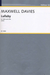HAL LEONARD Davies, Peter Maxwell: Lullaby for Violin and Cello, 2002
