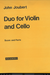 Novello Publishing Limited Joubert, John: Duo for Violin and Cello, Op.65 (score & parts) Special Import Item