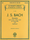 HAL LEONARD Bach, J.S. (Greenhouse/Dillingham): Sonatas, BWV1027-1029 (cello & piano) Schirmer