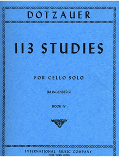 International Music Company Dotzauer (Klingenberg): 113 Studies Vol.4 (cello)