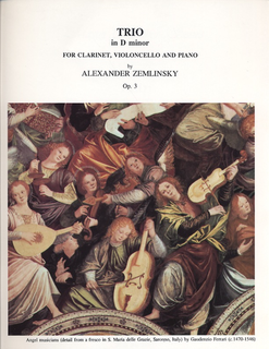 LudwigMasters Zemlinsky, Alexander: Trio in D minor, Op. 3 (clarinet, cello & piano)