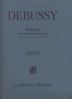 HAL LEONARD Debussy, C. (Heinemann, ed.):  Sonata, urtext (cello and piano)