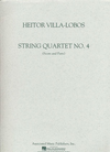 HAL LEONARD Villa-Lobos, Heitor: String Quartet No. 4 score and parts
