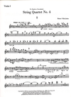 HAL LEONARD Villa-Lobos, Heitor: String Quartet No. 4 score and parts