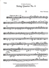 HAL LEONARD Villa-Lobos, Heitor: String Quartet No. 4 score and parts