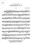 HAL LEONARD Villa-Lobos, Heitor: String Quartet No. 4 score and parts