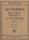 International Music Company Popper (Stutch): 40 Studies - High School of Cello Playing, Op.73 (cello)