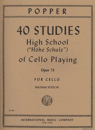 International Music Company Popper (Stutch): 40 Studies - High School of Cello Playing, Op.73 (cello)