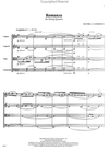 Carl Fischer Godfrey, Daniel S.: Romanza (string quartet) score and parts