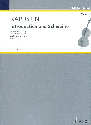 HAL LEONARD Kapustin, N.: Introduction and Scherzino (cello)