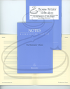 Barenreiter Musician's Choice - Small Manuscript Notebook, 4'' x 6'', 32 pages with Periwinkle Cover & Metzler Logo - Barenreiter
