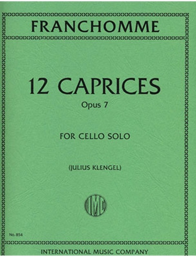 International Music Company Franchomme, Auguste (Klengel): Caprices Op.7 (cello)