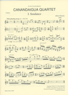 Glinsky, Albert: Canandaigua Quartet (string quartet) score and parts