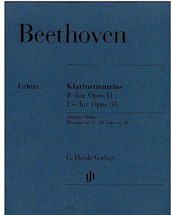 HAL LEONARD Beethoven, L. van (Klugmann, ed.): Trios, Bb, Op. 11 and Eb, Op. 38  (clarinet or violin, cello & piano)