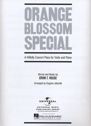 HAL LEONARD Rouse, Orange Blossom Special (Violin)