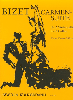 C.F. Peters Bizet (Thomas-Mizune): Carmen Suite (5 cellos)  PETERS