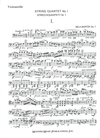 LudwigMasters Bartok, Bela: String Quartet No.1 Op.7 (parts)