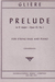 International Music Company Gliere, Reinhold (Zimmermann): Prelude Op.32#1 (bass & piano)