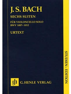 HAL LEONARD Bach, J.S. (Voss): (Study Score) 6 Suites for Violoncello, BWV 1007-1012 urtext (cello)