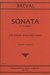 International Music Company Breval, J.B.: Sonata in A (bass & piano)