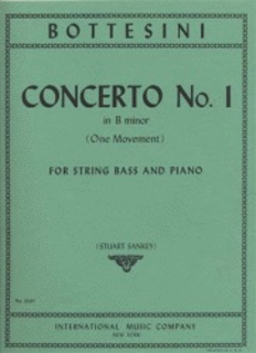 International Music Company Bottesini, Giovanni (Sankey): Concerto #1 in B minor (bass & piano)