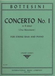 International Music Company Bottesini, Giovanni (Sankey): Concerto #1 in B minor (bass & piano)