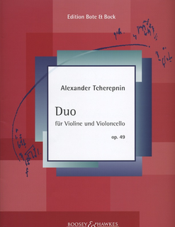 HAL LEONARD Tcherepnin, A.: Duo for Violin and Violoncello, Op.49 (violin & cello)
