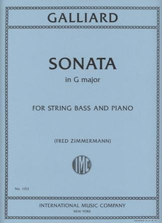 International Music Company Galliard, John Ernst: Sonata in F (bass & piano)