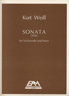 HAL LEONARD Weill, Kurt: Sonata for Cello and Piano, Out of Print