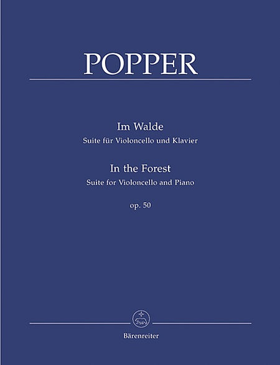 Barenreiter Popper, David: Im Walde (In the Forest) Op. 50 (for Violoncello and Piano) Barenreiter