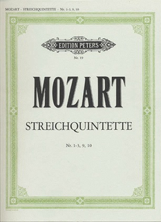 Edition Peters Mozart, W.A.: Complete String Quintets Vol.2 (2 violins, 2 violas, cello)