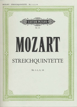 Edition Peters Mozart, W.A.: Complete String Quintets Vol.2 (2 violins, 2 violas, cello)