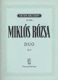 Rozsa, Miklos: Duo for Cello & Piano Op.8
