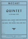 International Music Company Mozart, W.A: Quintet in Eb Major K.452 (piano, 2 violins, Viola, Cello)