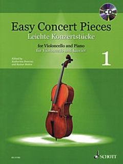 HAL LEONARD Deserno & Mohrs: Easy Concert Pieces for Violoncello and Piano 1 (cello & piano with CD)