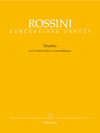 Barenreiter Rossini (Gossett): Duet for Violoncello & Double Bass - URTEXT (cello & bass) Barenreiter