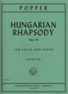 International Music Company Popper: Hungarian Rhapsody, Opus 68 for cello and piano