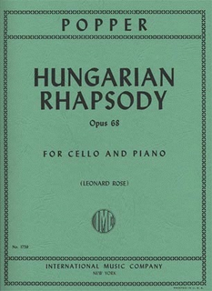 International Music Company Popper (Rose): Hungarian Rhapsody, Op.68 (cello & piano) IMC