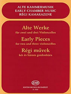 HAL LEONARD Pejtsik, A. (arr.): Early Pieces (Two and Three Cellos), Edito Musica Budapest