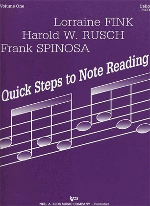 Fink, L..: Quick Steps to Note Reading Vol.1 (cello)