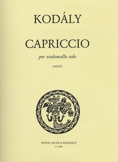 HAL LEONARD Kodaly: Capriccio (cello solo)