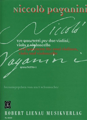 Paganini, Niccolo: String Quartet No. 1