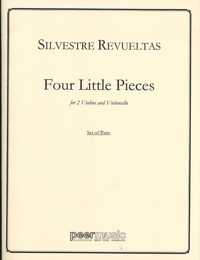 HAL LEONARD Revueltas: 4 Little Pieces (2 violins & cello)