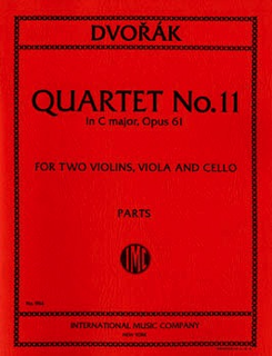 International Music Company Dvorak, Antonin: Quartet No. 11 in C major, Opus 61