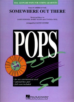 HAL LEONARD Somewhere Out There from An American Tail - Pops for String Quartet (score and parts)