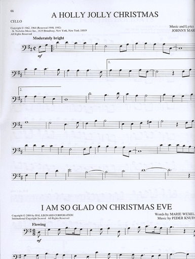 HAL LEONARD Big Book of Christmas Songs for Cello