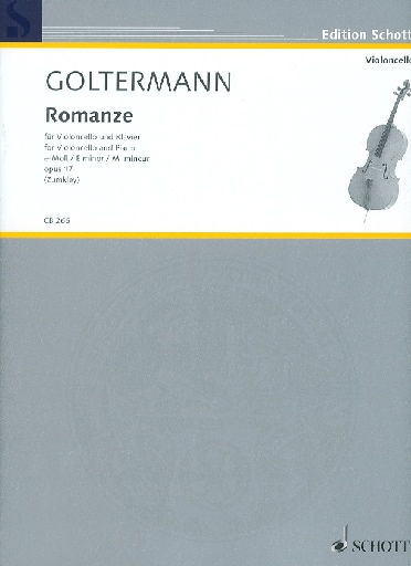 HAL LEONARD Goltermann, Georg: Romanze (Romance) op.17 (cello & piano)