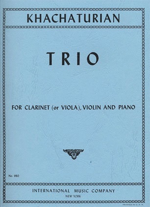 International Music Company Khachaturian, Aram: Trio (violin, viola, piano) (clarinet, violin, piano)